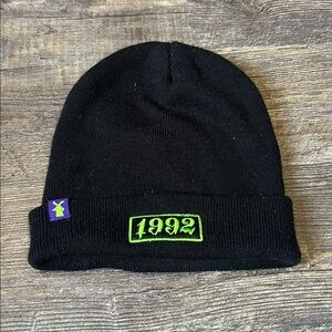 B55 Dutch Bros Unisex Black "1992" Slouch Beanie